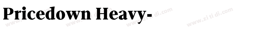 Pricedown Heavy字体转换